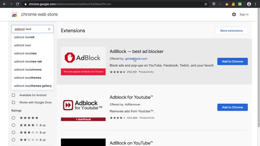 How To Install Adblock Extension Chrome Browser