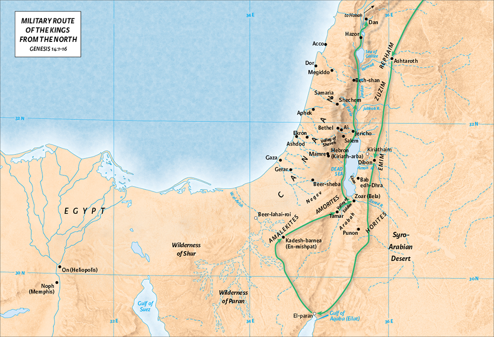 Military Route of the Kings from the North - CSB Study Bible Commentary