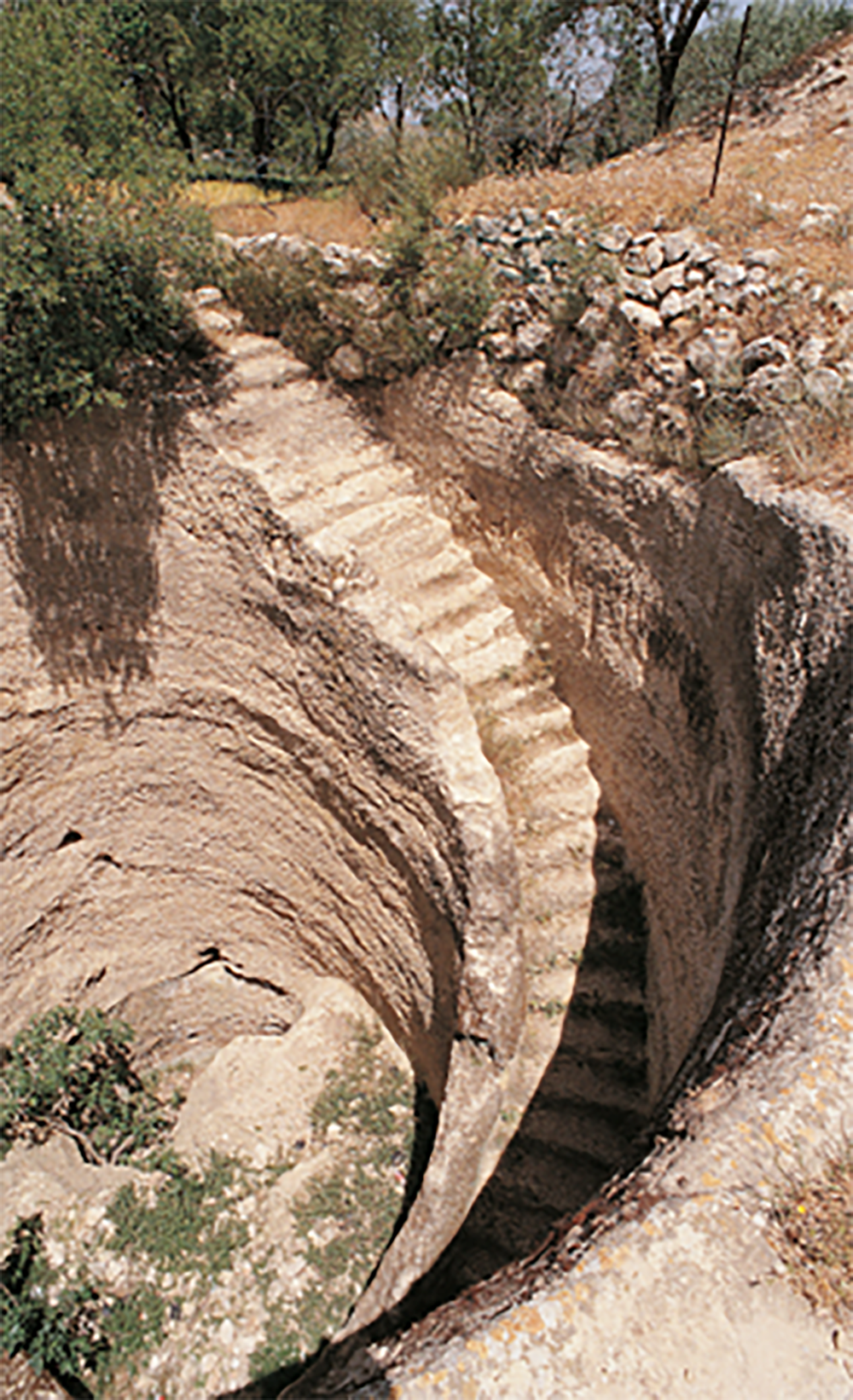 Water shaft at Gibeon