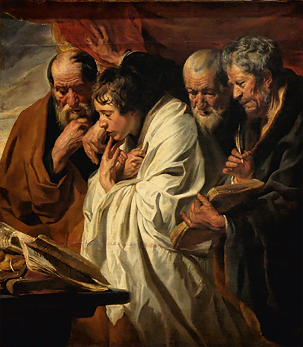 The four evangelists by Jacob Jordaens