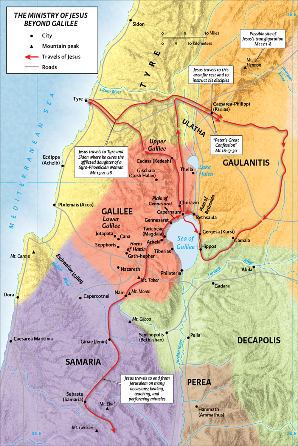 The Ministry of Jesus Beyond Galilee