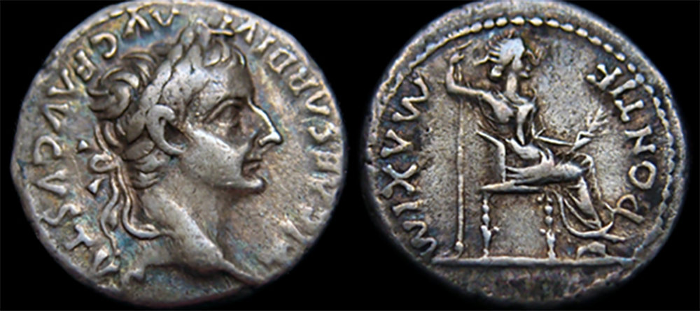 Emperor Tiberius Denarius -Tribute_Penny