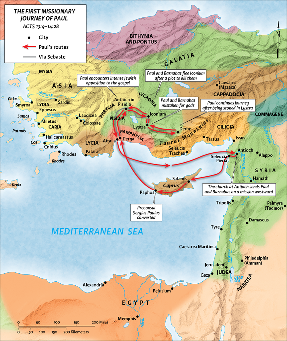 The First Missionary Journey of Paul