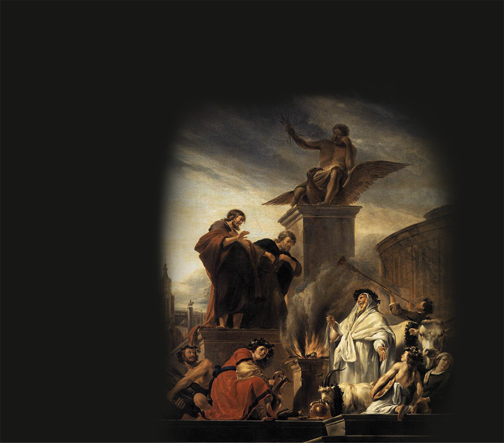 Paul and Barnabas at Lystra by Nicolaes Pieterszoon Berchem (1621/ 22-1683). Paul and Barnabas’s first missionary journey took them to Lystra , the home of Timothy who joined Paul and Silas on Paul’s second missionary journey.