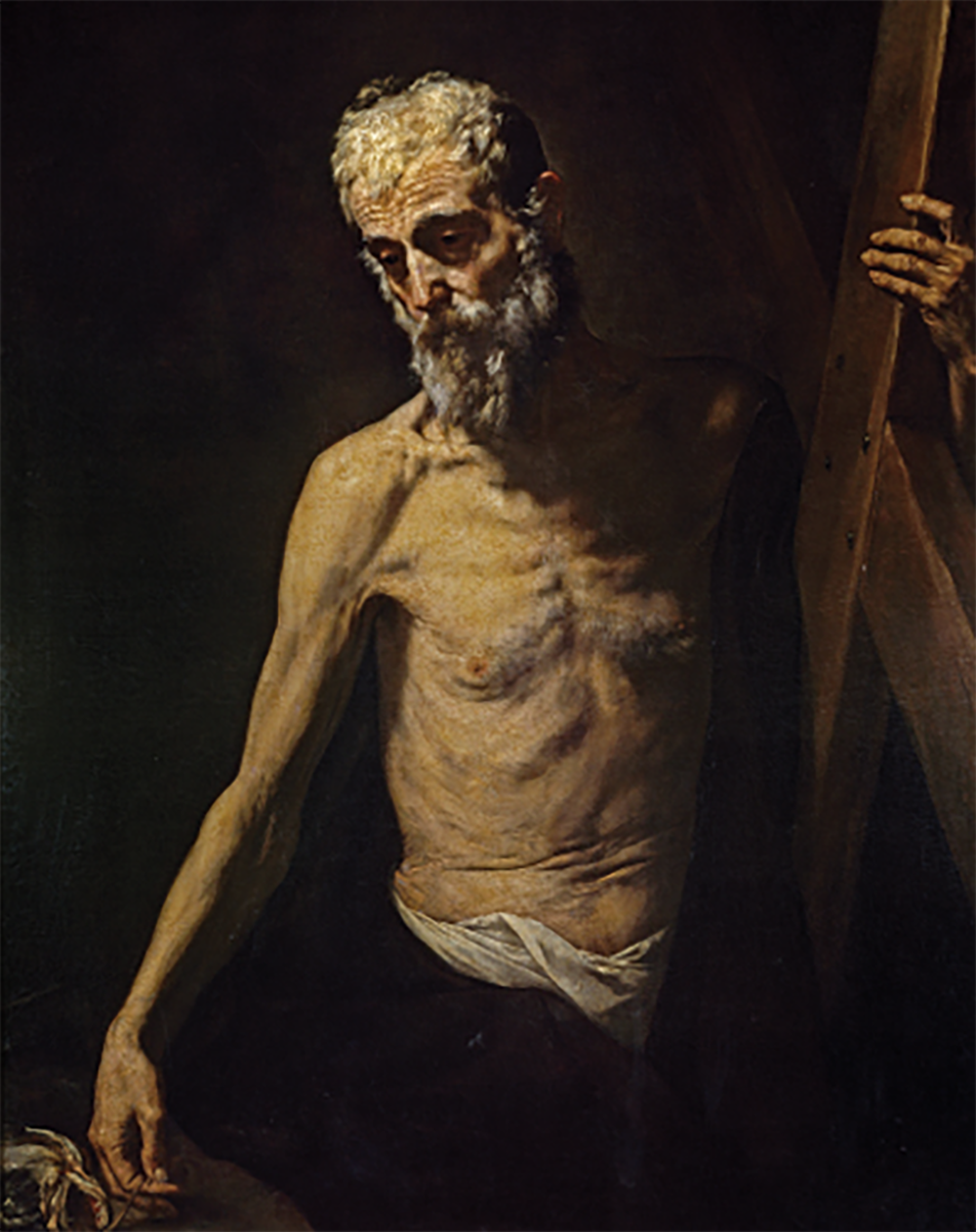 Saint Andrew by JosÃ© de Ribera