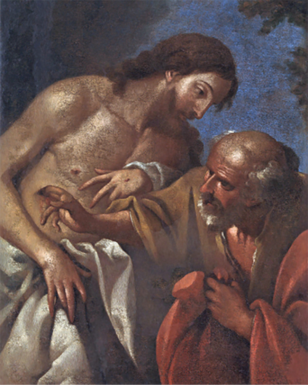 The Incredulity of Saint Thomas by Titian (1490-1576)