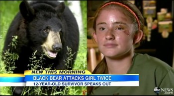 Teenaged Girl Miraculously Survives Bear Attack -TWICE 