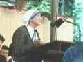 Mother Theresa speech 