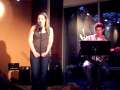 Christa Ciotti singing What If at the Curb Cafe 