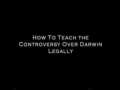 How to teach the controversy 