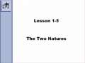 Discipleship Training DTI Lesson 1-5 The 2 Natures 