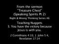 Teaching Nuggets 2 & 3 from 'Treasure Chest' 