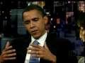 Obama on the Letterman Show 