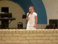 My 8 year old daughter's debut at a Gospel Sing. 