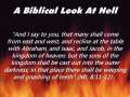 A Biblical Look At Hell 