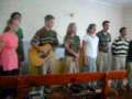 Group Worship at village service 