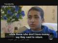 Children of Palestinian Refugees Talk about Possible Return 