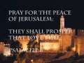 Pray for the Peace of Jerusalem 