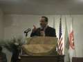 Rev. Gilberto Bonilla preaching at Tabernacle Pentecostal In 