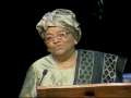 Liberia President Ellen Johnson Sirleaf : GC2008 