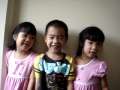 Triplet singing chinese christian song 