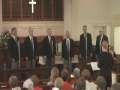 Red Hill Boys serenade the ladies of the church 