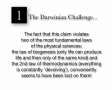 The Darwinian Challenge