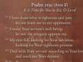 Psalm 119p - Ayin - It Is Time For You To Act O LORD 