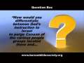 Question Box - Extermination Of People In Canaan? 