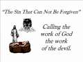 The Sin That Can Not Be Forgiven - Part 2 