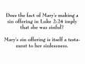 Mary's Sin Offering 
