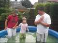 The baptising of my oldest Girl! 