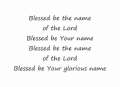 Blessed Be Your Name - Matt Redman [lyrics] 