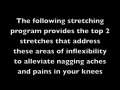 No More Knee Pain- Corrective Stretching