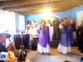 Danza con panderos en Iglesia de Cabo Rojo 