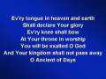 Ancient of Days (worship video with lyrics) 