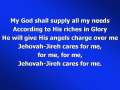 Jehovah Jireh (worship video w/ lyrics) 