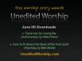 Free Worship Downloads - June 08 
