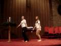 2 girls in my youth group dancing!! 