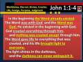 Gospel of John #1 The Lord Jesus Christ 