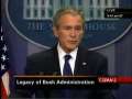 President Bush's Last Press Conference 2 of 2 