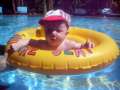 Aiden and Daddy at the pool 