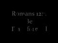 Romans 12:2 Be Transformed 