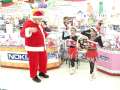 Santa Claus from  TOLO dances at Big C 