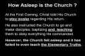 How asleep is the Church? 