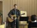 Richard Knopp singing in Church 