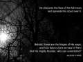 Montage with "God of Wonders" by Third Day and Caedmon's Call.