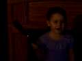The cutest singing/lip singing!!She really rocks out! 