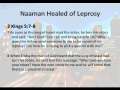 Naaman Healed of Leprosy Part 1 of 3