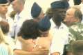 Airman Andrew Nelson First Hug after Basic Training 